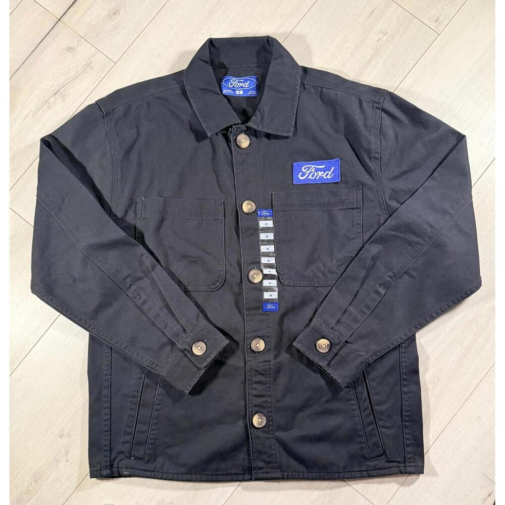 NWT Ford Motors 'Legendary Power 1903" Mechanic Style Work Jacket Size Medium - Picture 2 of 12